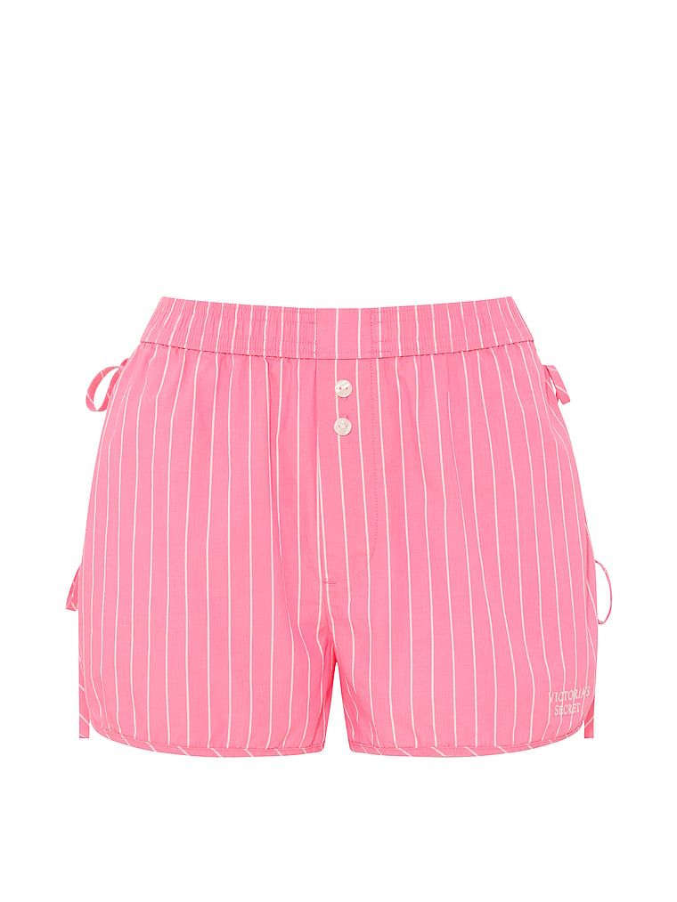 Szorty od piżamy bawełniane Mix & Match Heritage. Produkt jest wzorzysty i pochodzi z kolekcji Victoria's Secret. 