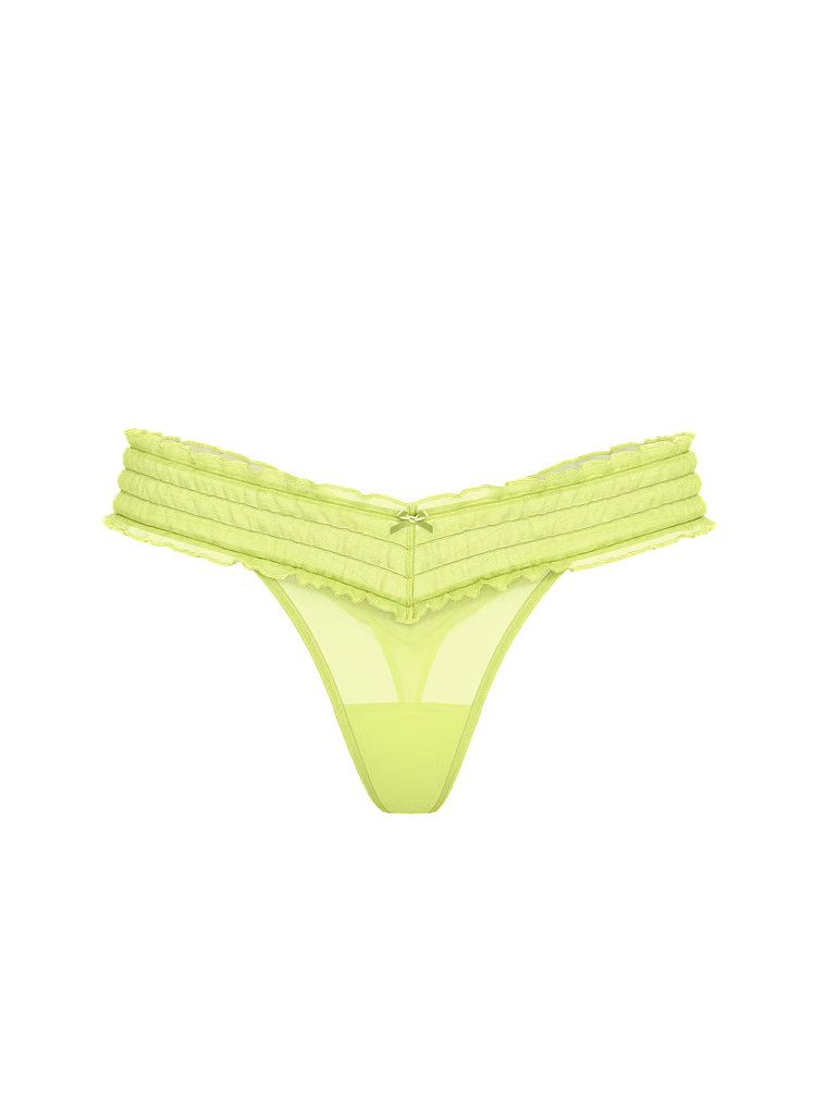 Stringi Smocked Mesh. Produkt ma kolor zielony i pochodzi z kolekcji Lacie. 