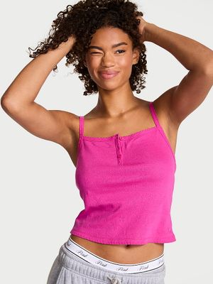 PINK Top Cami Pointelle