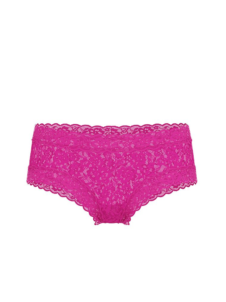 Majtki z koronką Lace Cheeky. Produkt ma kolor purpurowy i pochodzi z kolekcji Lacie. 