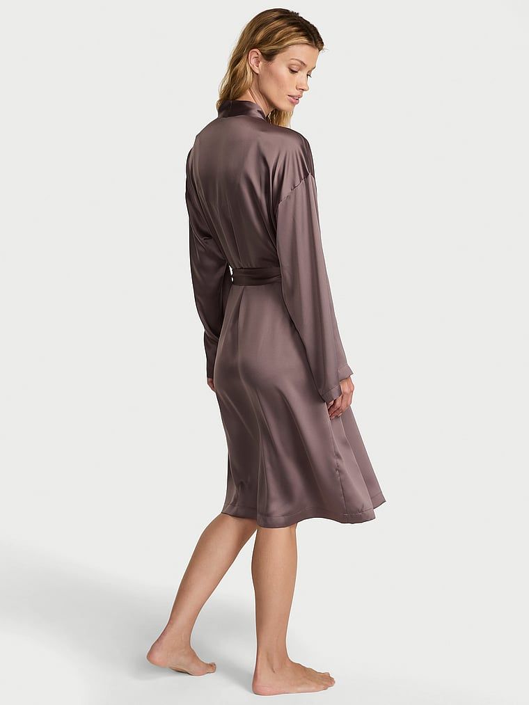 Victoria's Secret Szlafrok satynowy Midi