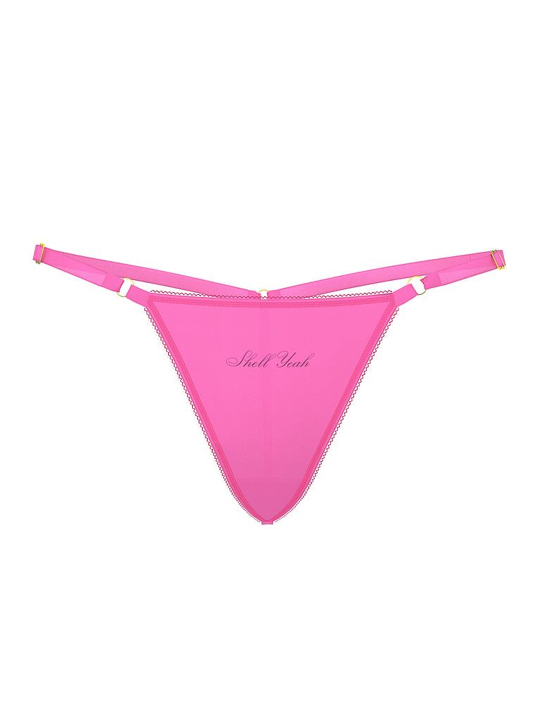 Stringi z zawieszką Smooth Charm. Produkt ma kolor różowy i pochodzi z kolekcji Very Sexy. 