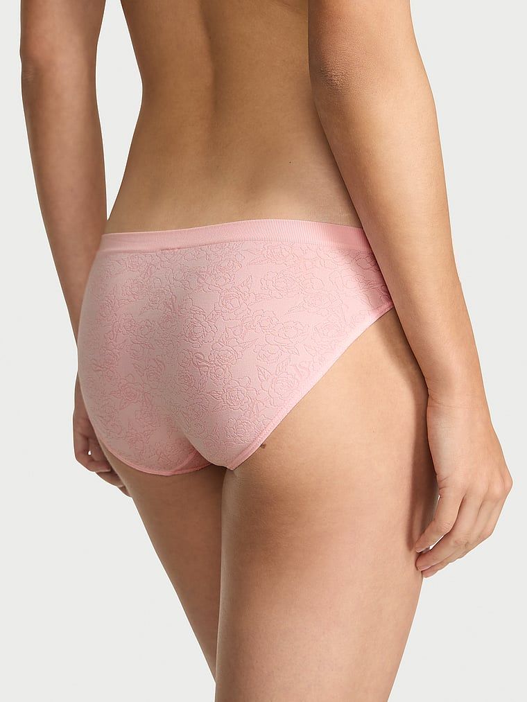 Majtki bezszwowe Seamless Bikini. Produkt ma wzór kwiatowy i pochodzi z kolekcji Seamless. 