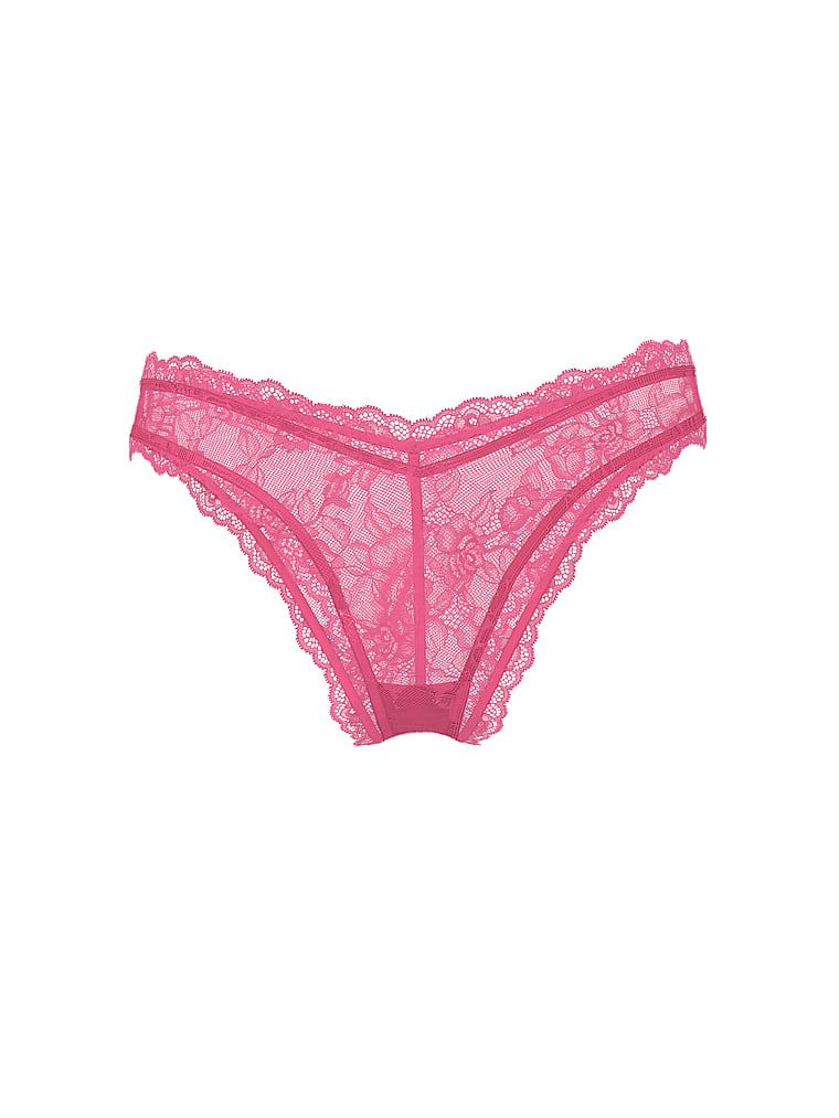 Majtki koronkowe z wysoko wyciętymi nogawkami Rose Lace Cheeky. Produkt jest wielokolorowy i pochodzi z kolekcji Very Sexy. 