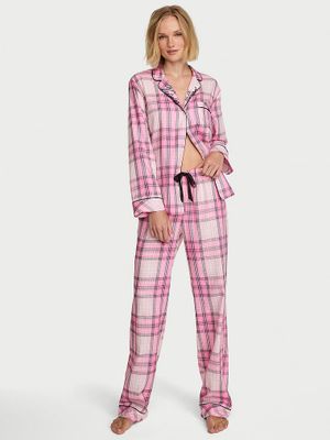 Victoria's Secret Flanelowa piżama z długimi spodniami