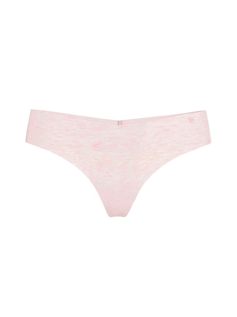 Stringi bawełniane bezszwowe No-Show. Produkt ma kolor różowy i pochodzi z kolekcji No-Show. 