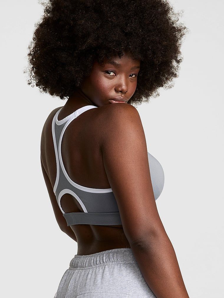 Bezszwowy biustonosz sportowy