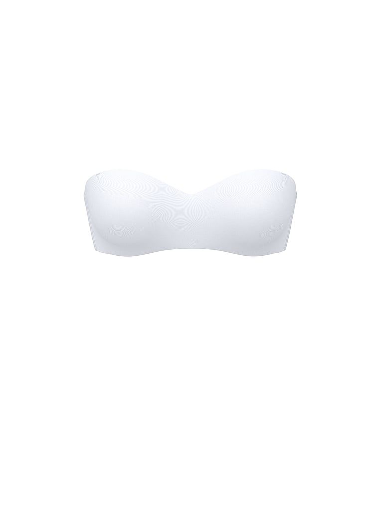Biustonosz lekko usztywniany bez ramiączek Sweetheart Strapless. Produkt ma kolor biały i pochodzi z kolekcji Invisible by Victoria's Secret. 