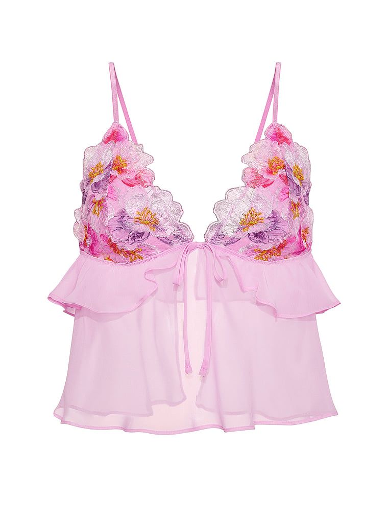 Dream Angels Top biustonoszowy z haftem Watercolor