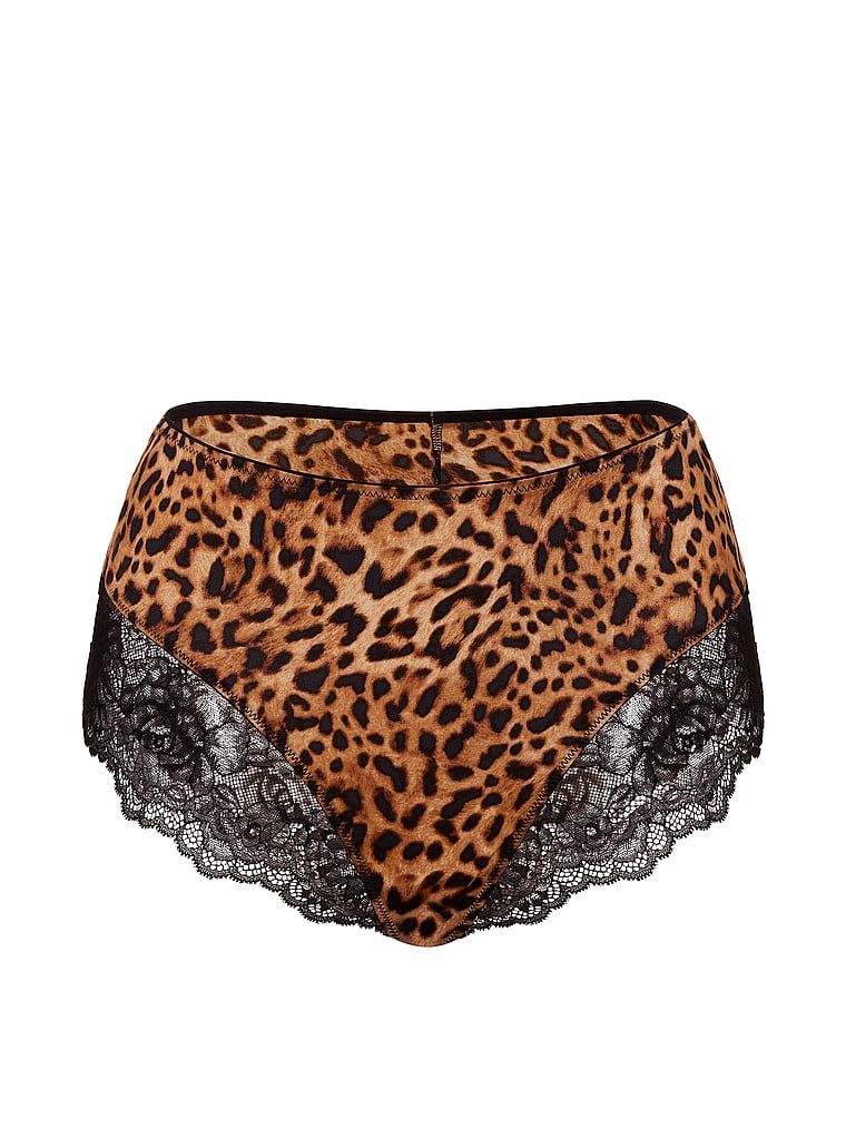 Majtki z wysokim stanem i koronką Smooth Lace-Trim. Produkt ma kolor wzorzysty i pochodzi z kolekcji Very Sexy. 