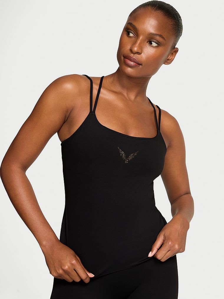 Top na ramiączkach VSX Elevate VSFS 2025. Produkt ma kolor czarny i pochodzi z kolekcji VSX. 