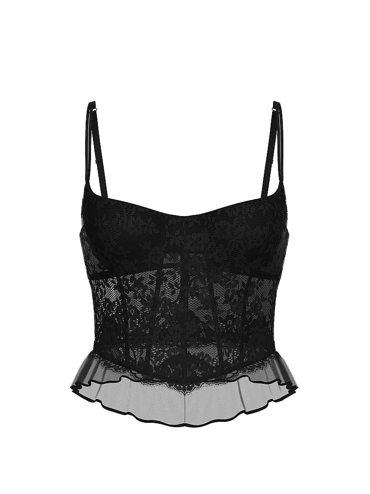 Top gorsetowy Dare to Dream. Produkt ma kolor czarny i pochodzi z kolekcji Dream Angels. 