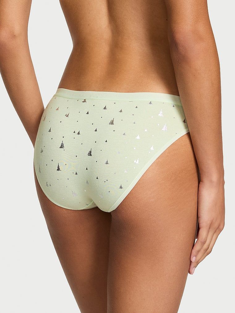 Majtki bawełniane Bikini. Produkt jest wzorzysty i pochodzi z kolekcji Victoria's Secret. 