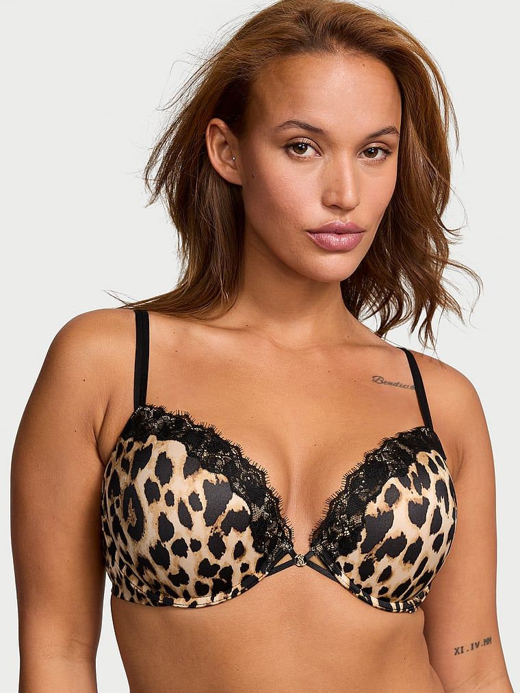 Very Sexy Biustonosz push-up ze wstawkami z koronki Smooth Lace-Trim