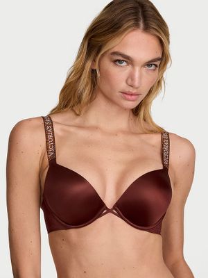 Very Sexy Biustonosz push-up powiększający o 2 rozmiary Bombshell Shine Strap