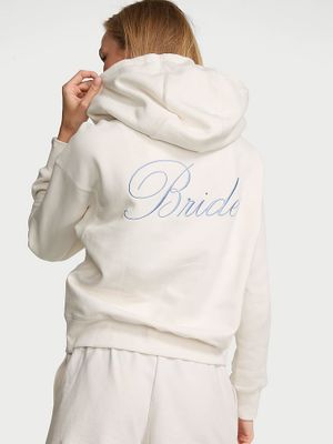 Angel Essentials Bluza bawełniana z kapturem i suwakiem dla Panny Młodej Iconic Bride