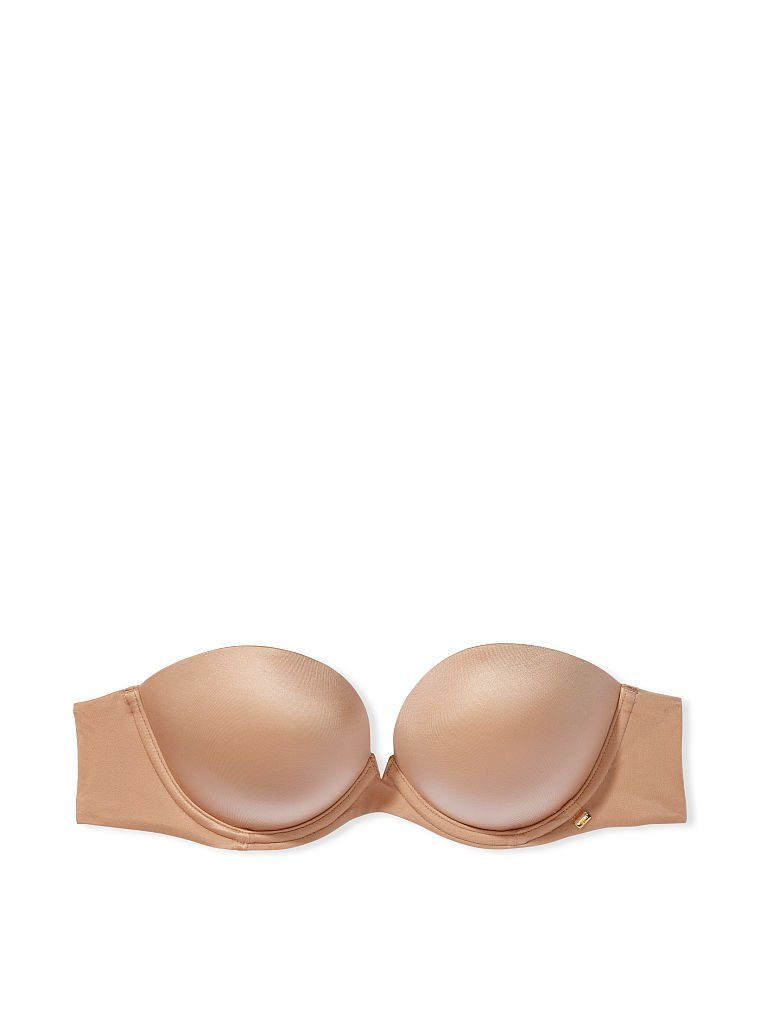 Biustonosz push-up bez ramiączek Strapless. Produkt ma kolor beżowy i pochodzi z kolekcji Very Sexy. 