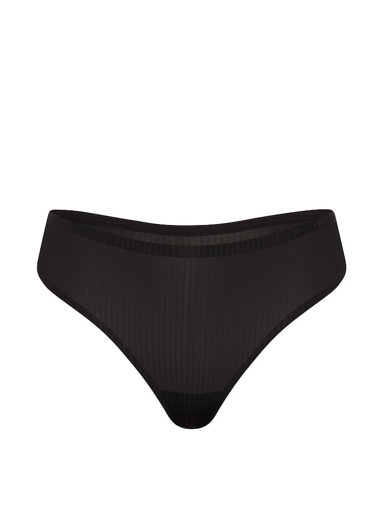 Stringi Flex Shadow Stripe. Produkt ma kolor czarny i pochodzi z kolekcji Body by Victoria. 