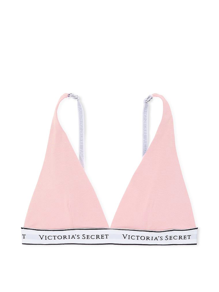 T-shirt Biustonosz braletka bawełniany bez fiszbin Plunge Bralette