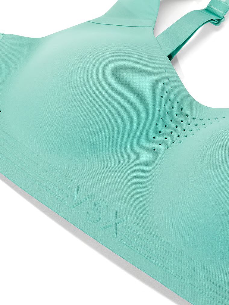Biustonosz sportowy z maksymalnym podtrzymaniem VSX Featherweight Max. Produkt ma kolor niebieski i pochodzi z kolekcji VSX. 