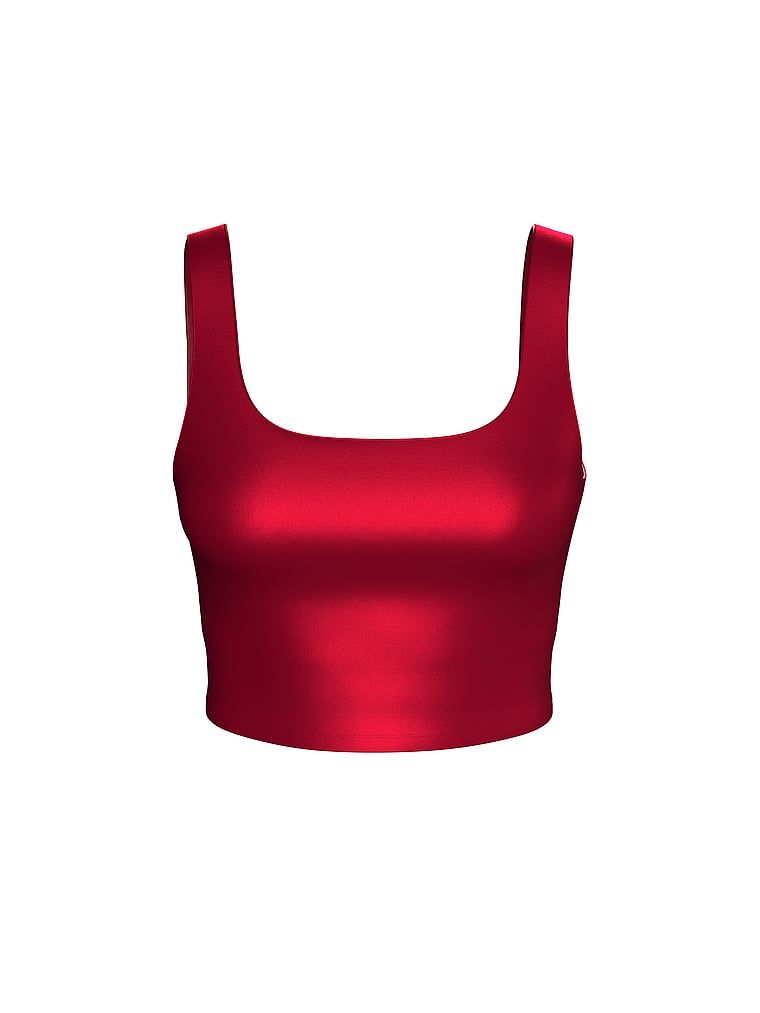 Top sportowy z błyszczącego materiału VSX GlossyTech. Produkt ma kolor czerwony i pochodzi z kolekcji VSX. 