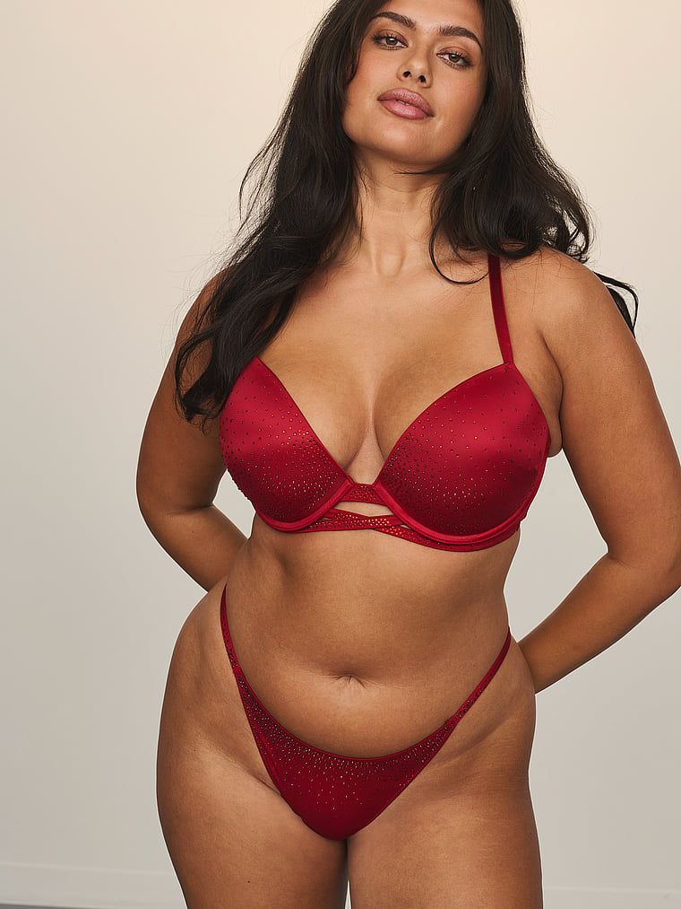 Very Sexy Biustonosz push-up z kryształkami Sparkle Crystal Shine Cradle