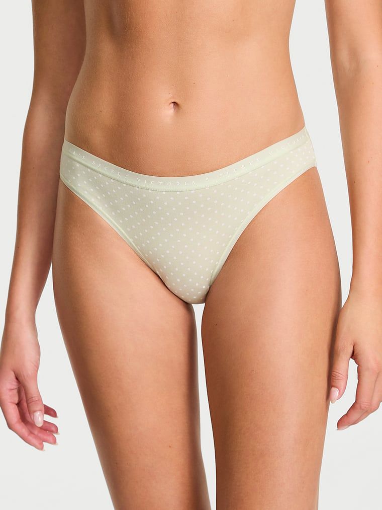 Majtki bawełniane Bikini. Produkt jest wzorzysty i pochodzi z kolekcji Body by Victoria. 