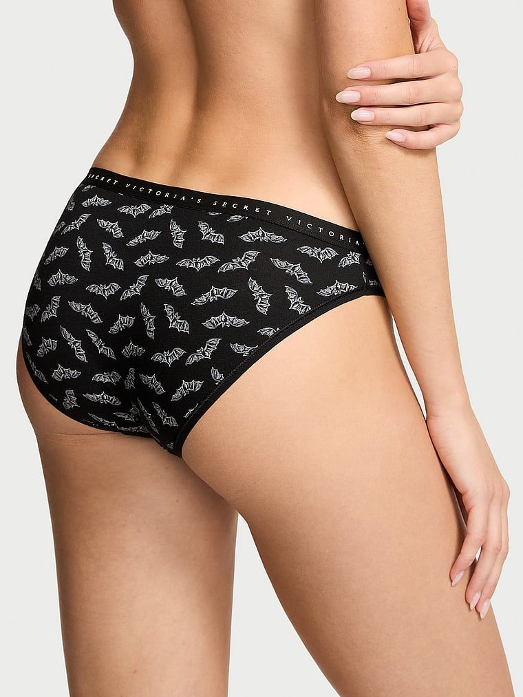 Majtki bawełniane Bikini. Produkt jest wzorzysty i pochodzi z kolekcji Victoria's Secret. 