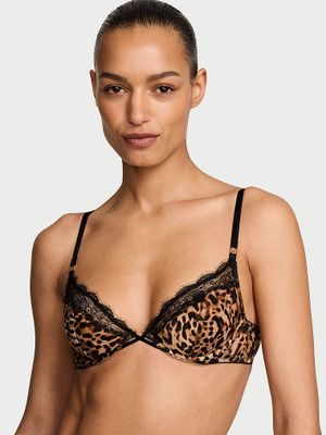 Victoria's Secret Biustonosz nieusztywniany Tease Sheer Shimmer Demi