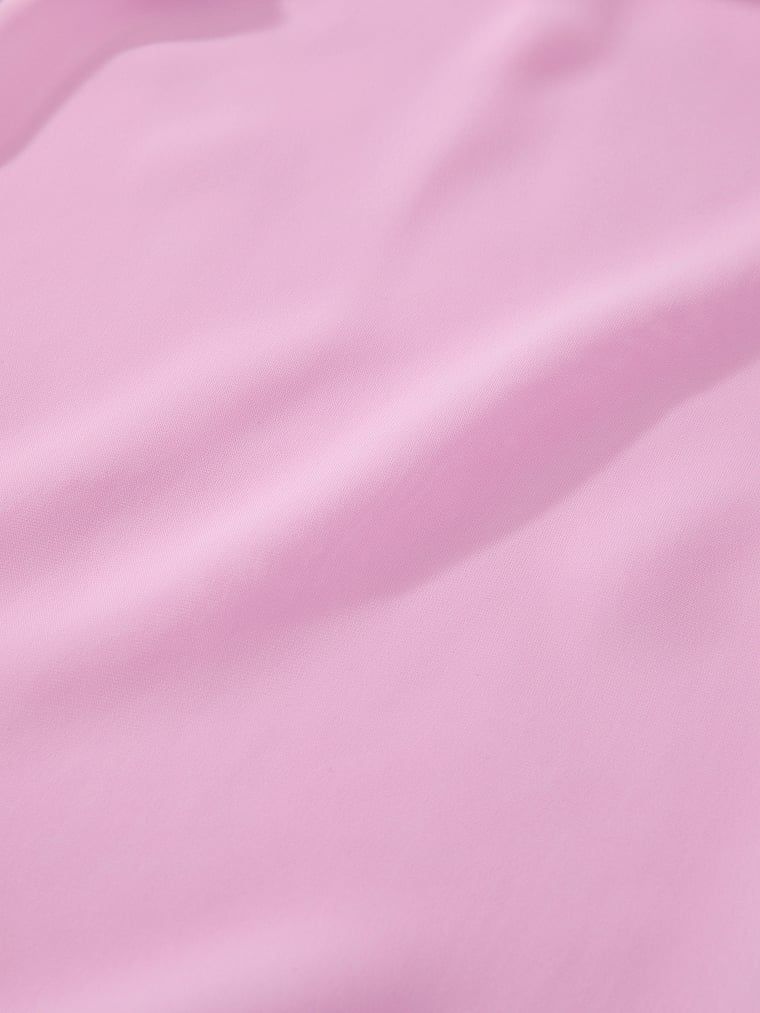 Bluzka koszulowa z szyfonu do spania. Produkt ma kolor różowy i pochodzi z kolekcji Victoria's Secret. 