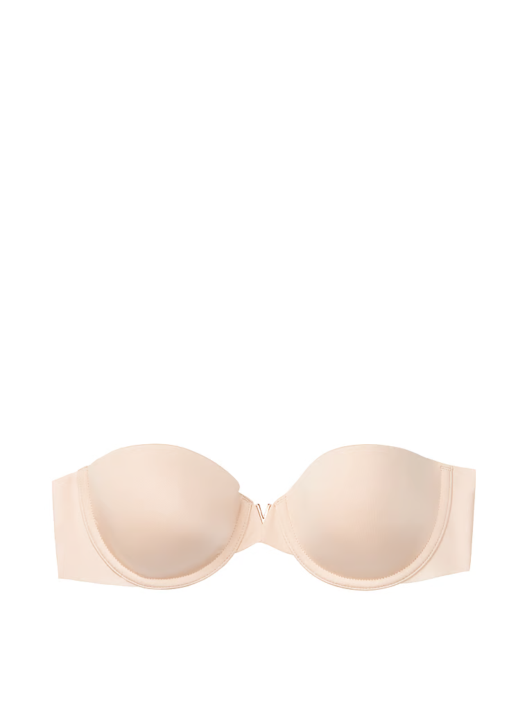 Victoria's Secret Bare Biustonosz lekko usztywniany bez ramiączek Sexy Illusions Strapless