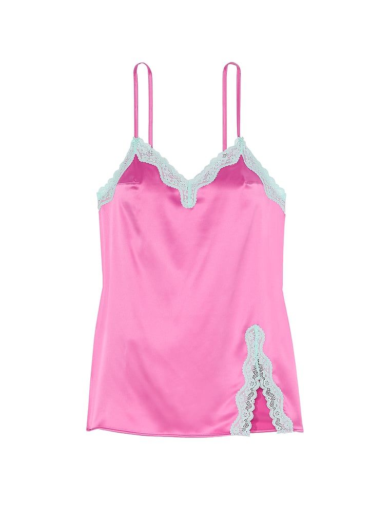 Victoria's Secret Koszulka nocna z koronką Tease Slip