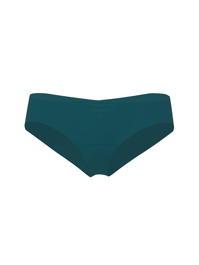 Majtki bezszwowe z paseczkami z tyłu No-Show Strappy Cheeky. Produkt ma kolor niebieski i pochodzi z kolekcji No-Show. 