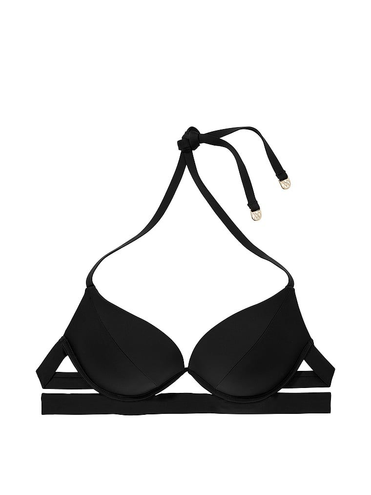 Góra od bikini push-up VS Archives Essential. Produkt ma kolor czarny i pochodzi z kolekcji Victoria's Secret Swim. 