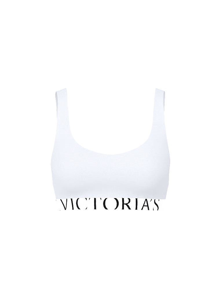 Biustonosz bawełniany braletka Exploded Logo. Produkt ma kolor biały i pochodzi z kolekcji T-shirt. 