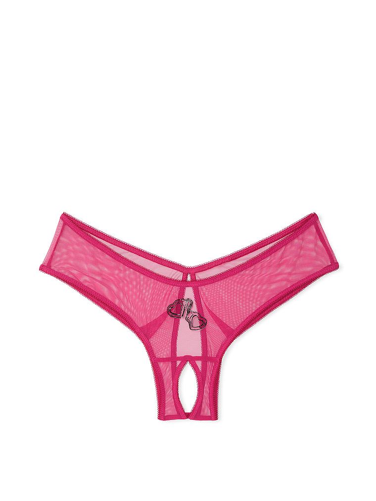 Majtki z siateczki bez kroku. Produkt jest wzorzysty i pochodzi z kolekcji Very Sexy. 