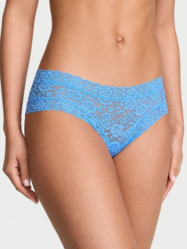 Majtki z koronką Lace Cheeky. Produkt ma kolor niebieski i pochodzi z kolekcji Lacie. 