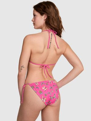 PINK Dół od bikini Cheeky wiązany po bokach
