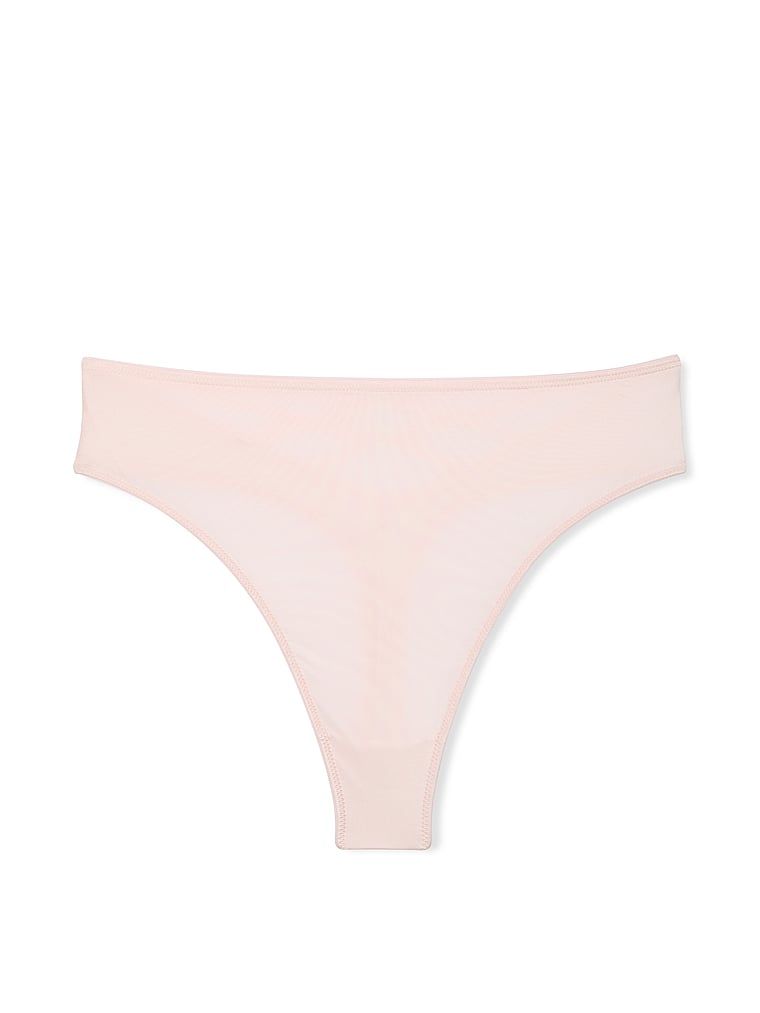 Stringi z wysokim stanem i paseczkami z tyłu Strappy-Back. Produkt ma kolor różowy i pochodzi z kolekcji Very Sexy. 