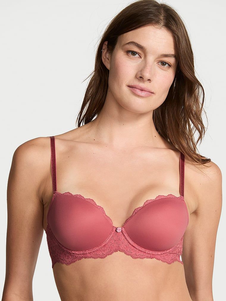 Dream Angels Biustonosz lekko usztywniany Smooth and Lace Classic Demi