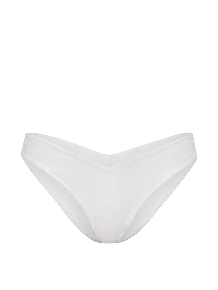 Majtki satynowe z kokardką z tyłu Satin Bow-Back Brazilian. Produkt ma kolor biały i pochodzi z kolekcji Dream Angels. 