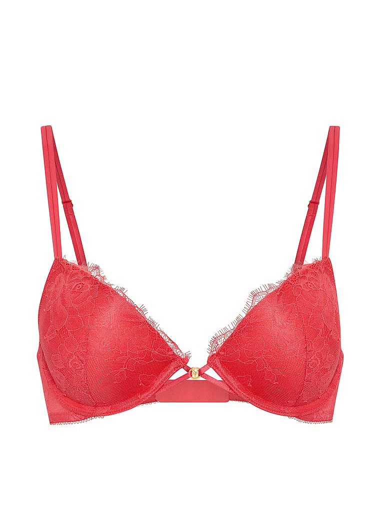 Biustonosz push-up koronkowy Rose Lace. Produkt ma kolor różowy i pochodzi z kolekcji Very Sexy. 