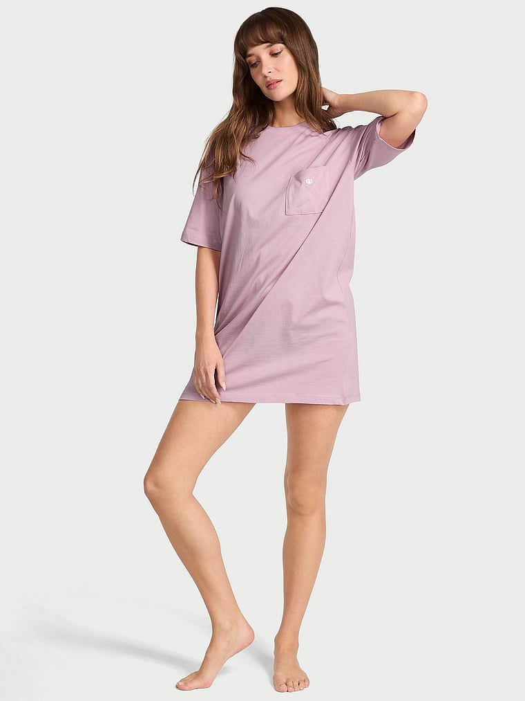 Victoria's Secret Koszula nocna bawełniana Oversize