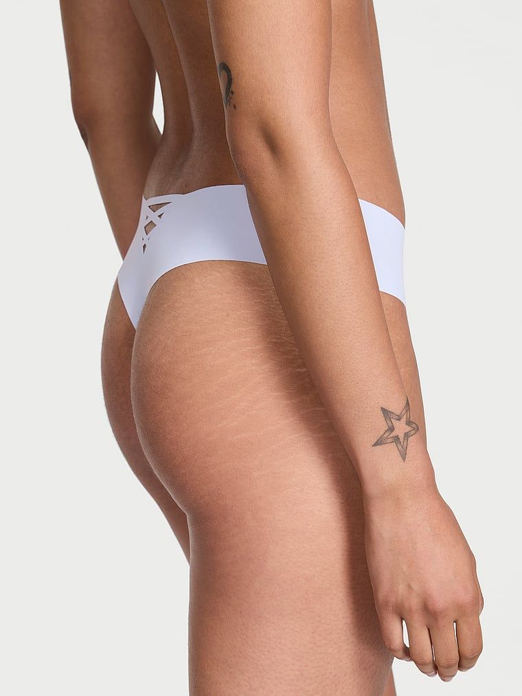 No-Show Stringi bezszwowe z paseczkami z tyłu No-Show Strappy