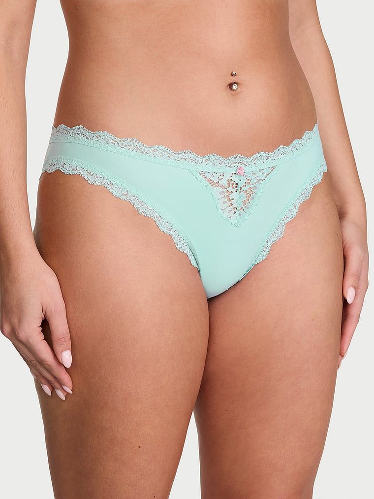 Dream Angels Majtki z koronką na krawędziach Lace-Trim Bikini