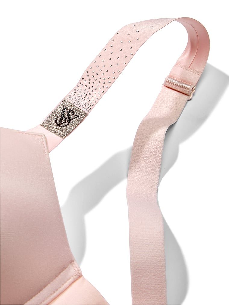 Very Sexy Biustonosz push-up powiększający o 2 rozmiary Bombshell Scattered Shine Strap