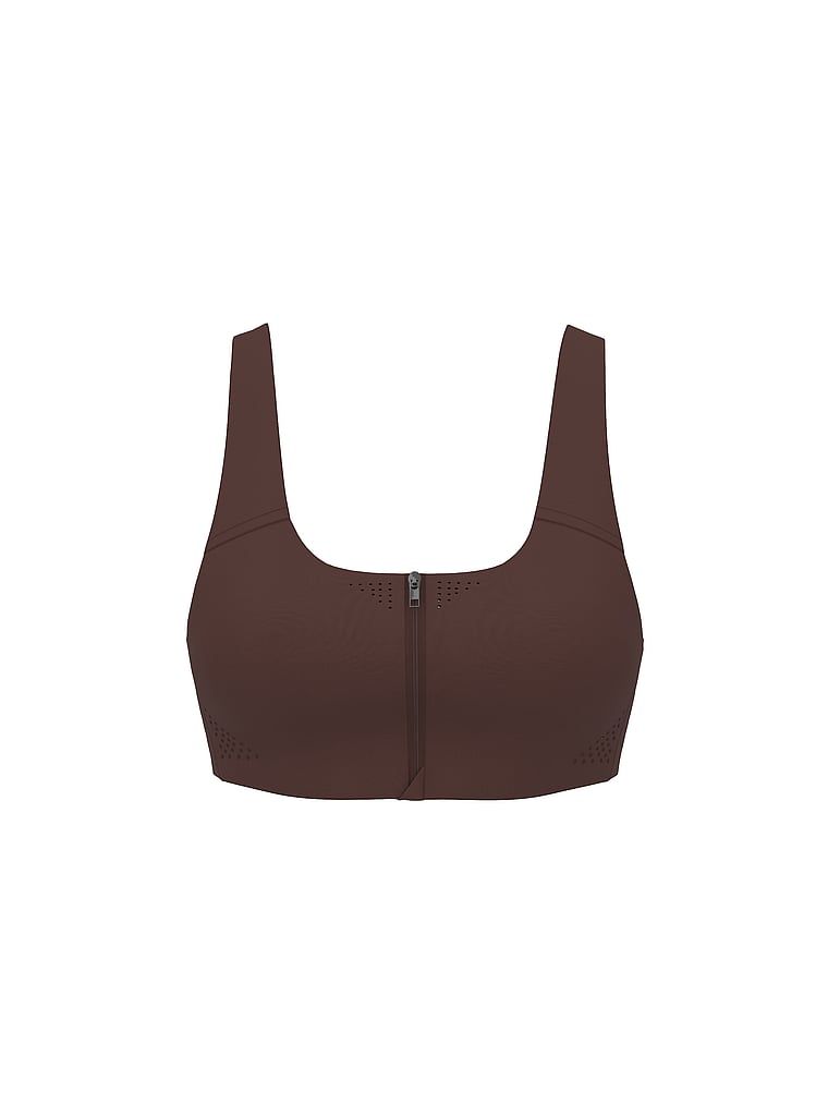VSX Biustonosz sportowy z maksymalnym podtrzymaniem z suwakiem Featherweight Max Front-Close