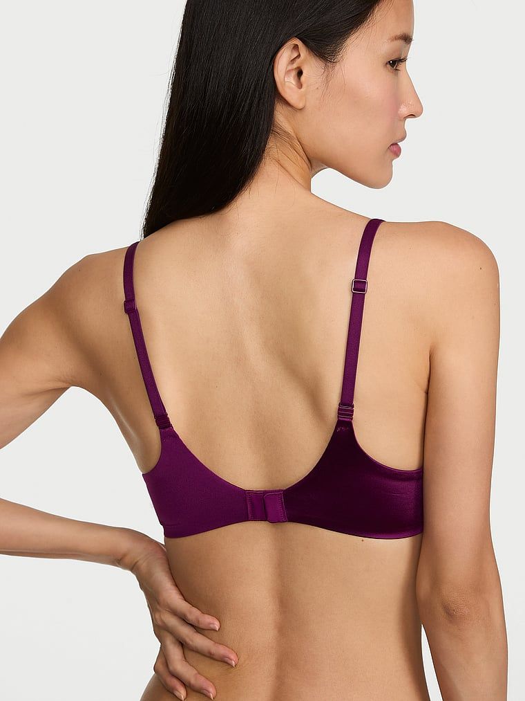 Biustonosz lekko usztywniany balkonetka FlexFactor. Produkt ma kolor fioletowy i pochodzi z kolekcji Body by Victoria. 