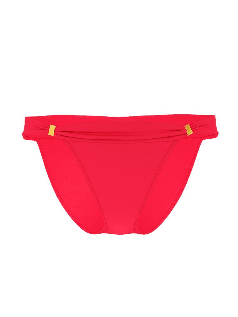 Dół od bikini Essential Harlow. Produkt ma kolor różowy i pochodzi z kolekcji Victoria's Secret Swim. 
