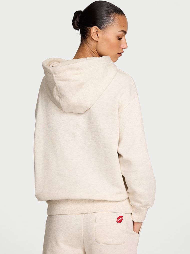 Bluza z kapturem Iconic Fleece. Produkt ma kolor beżowy i pochodzi z kolekcji Angel Essentials. 